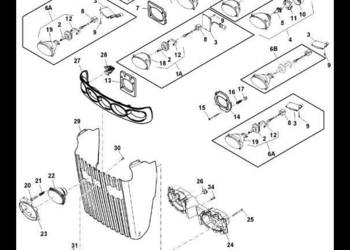 RE271574 John Deere 8345R - Lampa szerokostrumieniowa