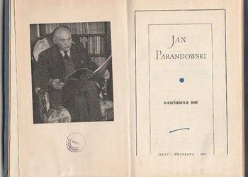 (7183) WRZEŚNIOWA NOC – JAN PARANDOWSKI