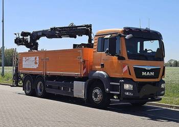 Bidowlany Skrzynia 6x4 z dzwigiem do palet Man tez leasimg