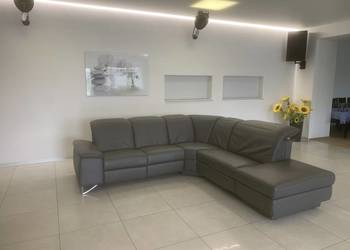 HIMOLLA NIEMIECKI NAROŻNIK SKÓRA NATURALNA 275x275 CIEMNOSZARY