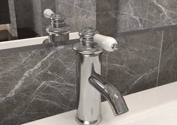 vidaXL Bateria umywalkowa, srebrna, 130x180 mm(SKU149074) vidaXL Bateria umywalkowa, srebrna, 130x180 mm(SKU149074)