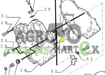 9617020, 76086156, V13715, S509787, R46764, R34997 KOREK 7/8"-14 CNH