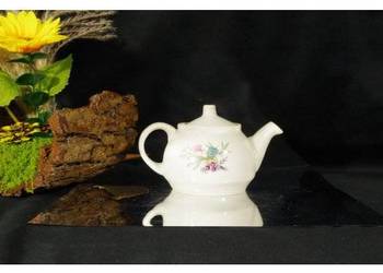 Bogucice imbryk do herbaty porcelana kwiaty vintage PRL
