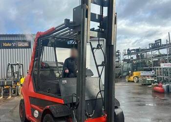Wózek Widłowy Gazowy FENWICK LINDE H60T-03 Triplex TDL LPG Udźwig 6 To