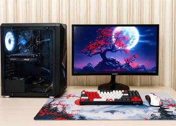 Komputer gamingowy i3-9100F GTX 1050 Ti 8GB RAM + Monitor