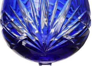 NACHTMAN KOBALT duży kryształowy kieliszek do koniaku