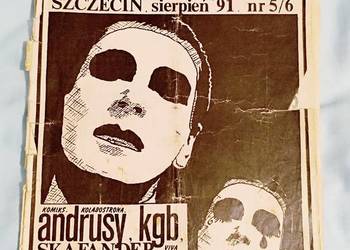 Garaż nr 5/6. Sierpień 1991. Fanzine punk, oi, hardcore, reggae, ska