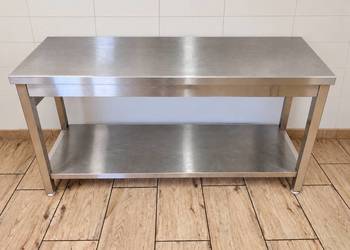 Stół gastronomiczny przyścienny z półką 150 × 70 × 85