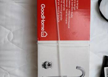 Wysoka bateria umywalkowa nablatowa GoodHome Coggia XL chrom + korek