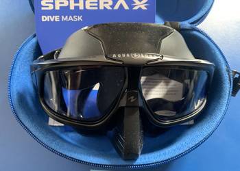 Maska nurkowa Sphera X Aqua Lung czarny silikon