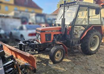 Zetor 5211 z pługiem-akcja zima Faktura VAT