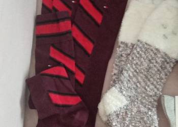 Skarpetki TOMMY HILFIGER 35-38 wyższe pod kolano 2 pary