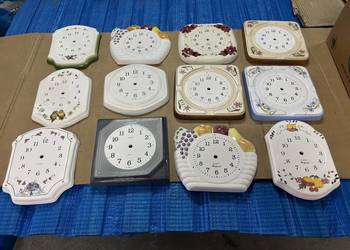 Tarcze zegarowe lata 70-te FAJANS PORCELANA