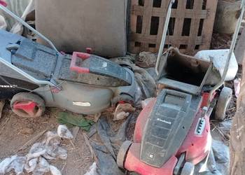 kosiarki elektryczne Einhell x2szt uszkodzone na części