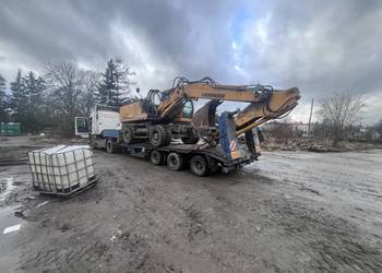 Transport laweta niskopodwoziowa koparek maszyn