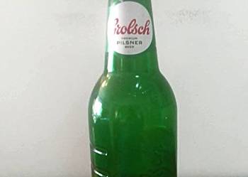 Duża butelka od piwa GROLSCH Premium Pilsner z klipsem poj. 1,5 l. Niemcy