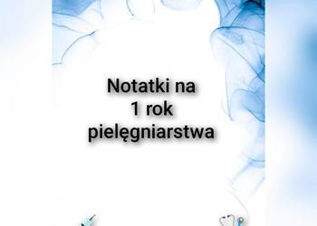 Notatki 1 rok pielęgniarstwa w pdf