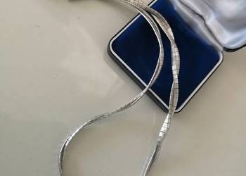 naszyjnik podwójny srebro vintage