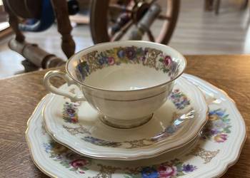 Filiżanka śniadaniowa z talerzykami Rosenthal