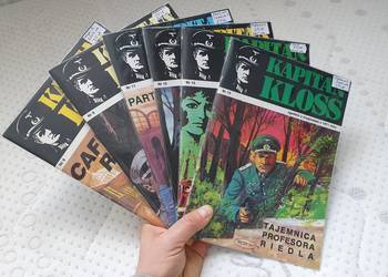 Kapitan Kloss - zestaw 6 komiksów, wyd. Muza, 2001 rok Kapitan Kloss - zestaw 6 komiksów, wyd. Muza, 2001 rok