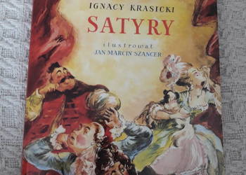 Ignacy Krasicki Satyry, ilustracje Jan Szancer, klasyka lite