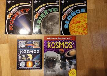 Zestaw książek dla dzieci - KOSMOS - Komety, Księżyc, Słońce