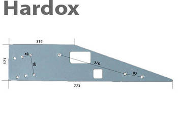 Płoza HARDOX 415301/L części do pługa BRIX