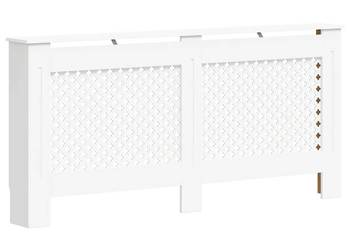 vidaXL Osłona na kaloryfer, biała(SKU:284325)