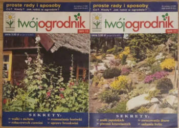 Twój ogrodnik tom 11 i 13 z 2003 roku