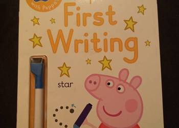 Peppa pig wipe clean first writing. Po angielsku!