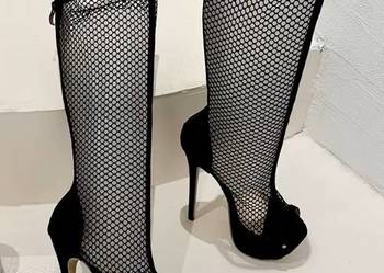 Kozaki z siateczką 3 kolory