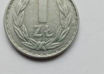 Moneta 1 zł.P.R.L. 77r.