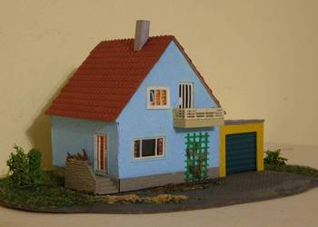Domek na makietę Nr 26 , kolejka , skala TT