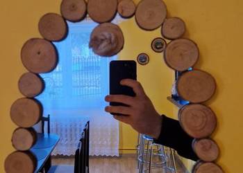 Lustro ścienne ręcznie wykonane