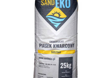 Piasek formierski odlewniczy kwarcowy suszony SANDEKO