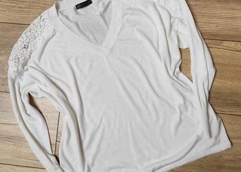 Biały sweter Marks Spencer 42 44 jak Nowy