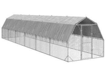 vidaXL Kurnik z dachem 2,5x12x2,25 m(SKU:3328525)