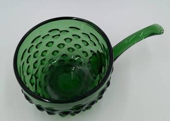 Murano patera szmaragdowe grube szkło Murano patera szmaragdowe grube szkło