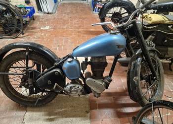 Bsa c10 250 1950r. Projekt do renowacji, silnik obraca się, skrzynia ok
