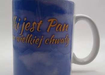 Kubek Ceramiczny Bierzmowanie Komunia Święta Niebieski