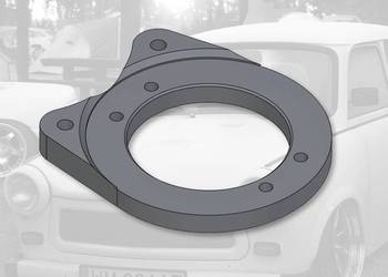 Trabant 601 – adapter hamulców przod