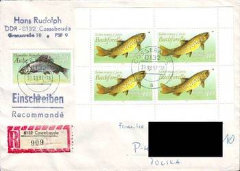 Kop. z  koresp. Filat. NRD - Polska 1978