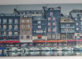 Panel ozdobny na ścianę na drewnianej ramie Panorama Nicei