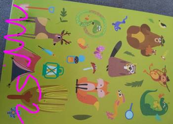 Naklejki numery zwierzeta