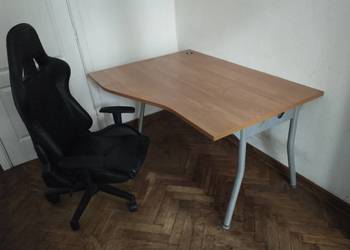 Biurko narozne bez fotela