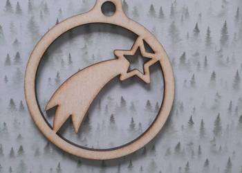 bombka sklejka 10 cm decoupage scrapbooking mod14