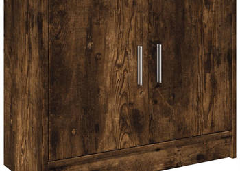 Szafka pod umywalkę przydymiony dąb 63x29x55 cm WM-848098