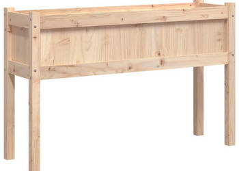 Donice ogrodowe na nogach 2 szt. lite drewno sosnowe WM-837565