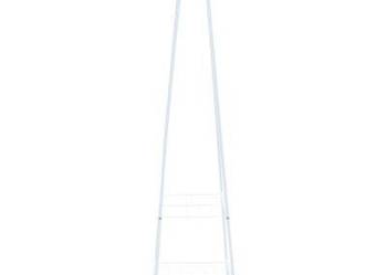 vidaXL Wieszak na ubrania, 59 x 35 x 150 cm, biały(SKU246725)