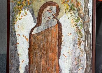 Obraz ręcznie malowany Anioł